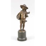 Franz Iffland (1862-1935), der kleine Künstler, Junge mit breitkrempigem Hut vor einerfiktiven