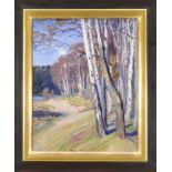 Johannes Rudolphi (1877-1950), deutscher Landschaftsmaler des Post-Impressionismus, tätigin Potsdam,