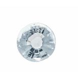 Aquamarin 5,95 ct, rund fac., sehr wenig innere Merkmale, helleres Blau, 12,5 x 7,3 mmAquamarine 5.