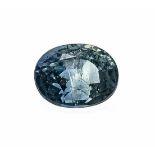 Saphir 2,60 ct, oval fac., 8,2 x 6,2 x 5,4 mmSapphire 2.60 ct, oval fac., 8.2 x 6.2 x 5.4 mm- - -