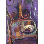 George Braque (1882-1963), "La Chaise" (der Stuhl), Farblithographie aus "Derrière leMiroir",