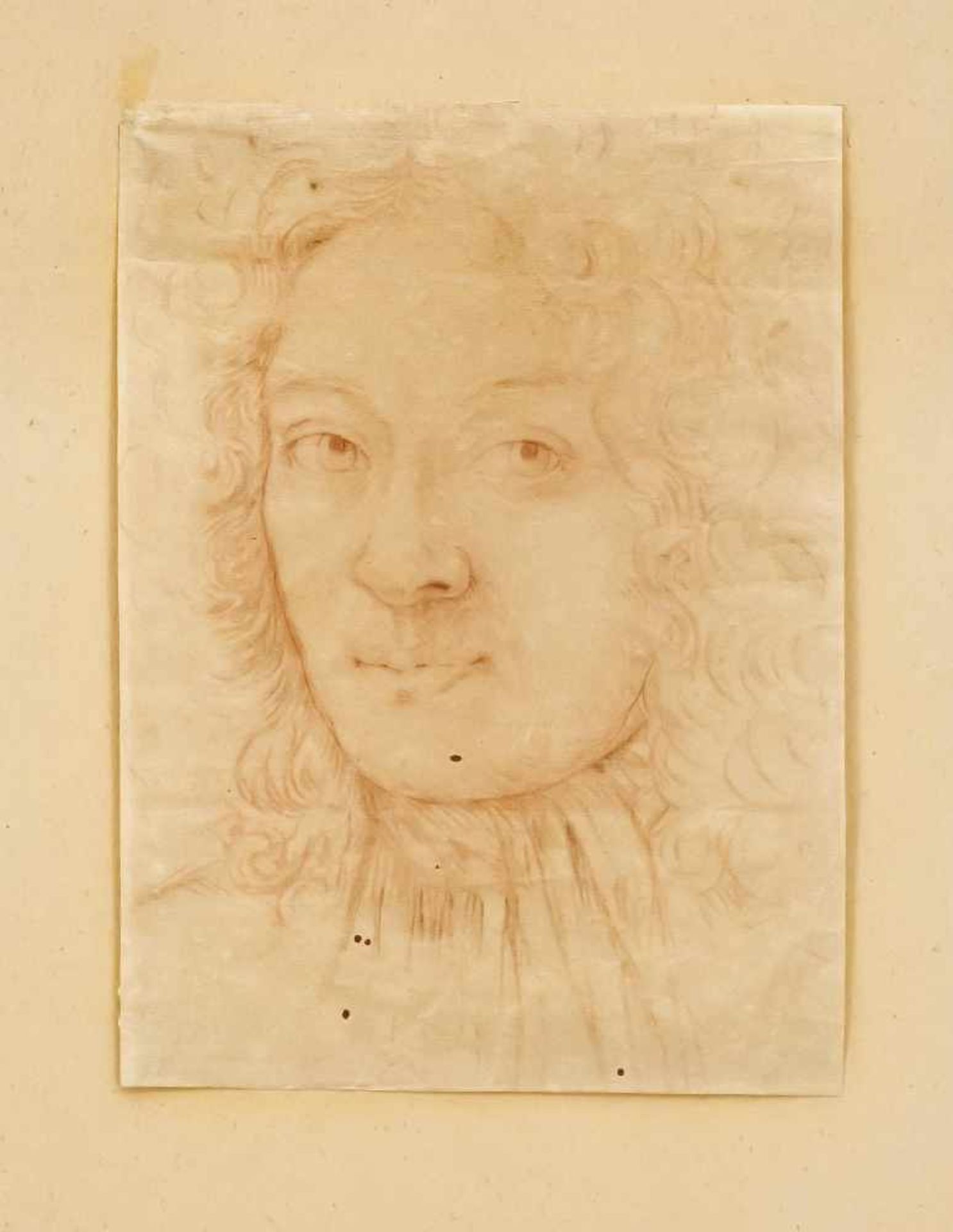 Daniel Dumonstier (1574-1646) (attrib.), Bildnis eines jungen Mannes mit längerem,gelockten Haar,