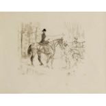 Henri de Tolouse-Lautrec (1864-1901), "Amazone et Tonneau", Lithographie bei Mourlot,1898, im