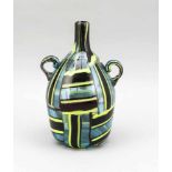 Vase, Italien, 20. H. 20. Jh., Murano, runder Stand, Korpus mit sich leicht verjüngenderWandung,