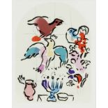 Marc Chagall (1887-1985), "Asser" aus Vitraux pour Jerusalem, Farblithographie, MourlotParis 1964,