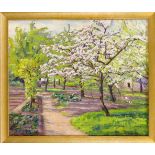 Maximilian Klein von Diepold (1873-1949), "Frühling in Werder", Öl auf Leinwand, um 1910,rechts