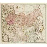 Russland - Konvolut von zwei Historischen Karten des 18. Jh., "Tabula Geographica qua ParsRussiae