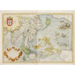 Ortelius, zwei historische Karten von Indonesien und Griechenland aus dem "Theatrum OrbisTerrarum"