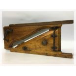 VINTAGE WOODEN BREAD SLICER - COLLECTORS