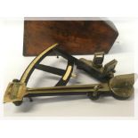 MARINE INSTRUMENT SEXTANT TYPE, BRASS IN