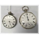 SMALL GENT'S SILVER POCKET WATCH (APPROX