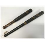 TWO TRUNCHEONS, WILLIAM IV AND VICTORIAN