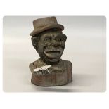 A VINTAGE CAST "NEGRO" MONEY BOX