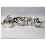 EIGHT PIECES OF QUALITY PLATED TABLEWARE