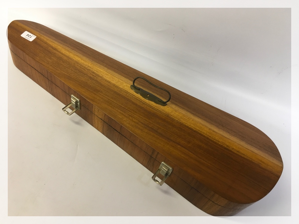 A VIOLIN AND BOW IN HARD WOODEN CASE, T - Image 10 of 10