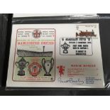 GB: BOX WITH A COLLECTION FOOTBALL RELAT