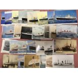 MIXED SHIPPING POSTCARDS, LINERS, TRANSP