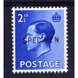 GB: 1936 2 1/2d MNH OPT. SPECIMEN TYPE 3