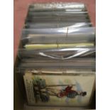 BOX OF MIXED SUBJECT POSTCARDS, SPORT, A