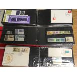 POLAND: BOX WITH FDC AND MINT SETS IN 5