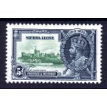 SIERRA LEONE: 1935 SILVER JUBILEE 5d "LI