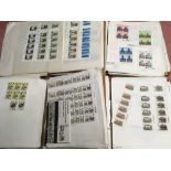 GB: 1971-84 COMMEM COLLECTION ON LEAVES,