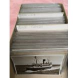 BOX OF POSTCARDS, SHIPPING, UK AND OVERS