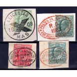 GB: 1902-8 CHRISTMAS SPECIAL HANDSTAMPS