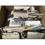 BOX OF EPHEMERA AND PHOTOS RELATING TO W