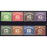 GB: 1937-8 POSTAGE DUE SET MNH, SG D27-D