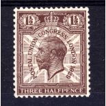 GB: 1929 PUC 1 1/2d 1829 FOR 1929 VARIET