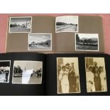 FOUR PHOTOGRAPH ALBUMS WITH SNAPSHOTS, S