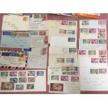 SMALL BOX COVERS, CARDS, FDC, ETC. FRANC
