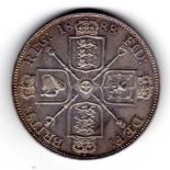GB COINS: DOUBLE FLORIN 1888, HIGH GRADE
