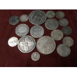 GB COINS: TUB OF VICTORIAN SILVER INCLUD