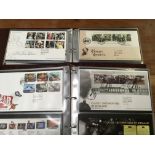 GB: BOX WITH 1986-2013 FDC COLLECTION IN