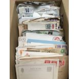 BOX OF POSTAL HISTORY, COVERS AND CARDS,