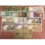 BANKNOTES: SMALL GROUP INCLUDING DERBY B