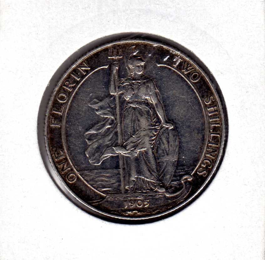 GB COINS: FLORIN, 1905 - Image 2 of 2