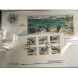 KIRIBATI: COLLECTION IN THREE FOLDERS AN