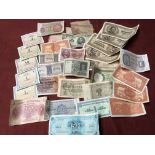 BANKNOTES: SMALL MIXED LOT, WW2 ALLIED N