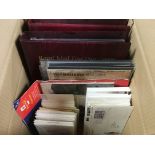 GB: BOX WITH FDC AND PRESENTATION PACKS