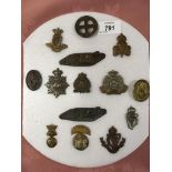SMALL COLLECTION VARIOUS MILLITARY BADGE