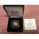 GOLD COINS: GB 1937 GOLD PROOF HALF SOVE