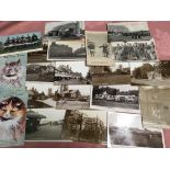 MIXED POSTCARDS INCLUDING WAIN, STOKE CI