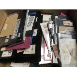 BOX ALL WORLD WITH MUCH MINT, BOOKLETS,