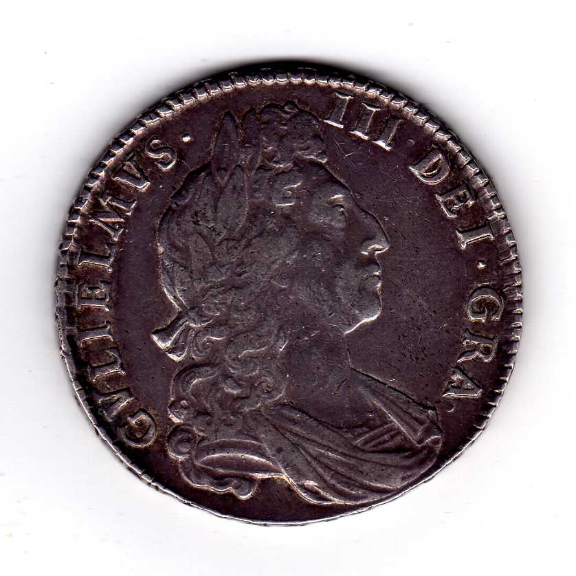 GB COINS: WILLIAM 3rd HALFCROWN 1697 NO - Image 2 of 2