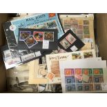 BOX WITH ALL WORLD ODDMENTS, GB, CHINA,