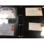 GB: BINDER WITH 1d RED PLATES ON COVERS,