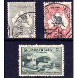 AUSTRALIA: 1931 - 6 C OF A £1 AND £2, BO